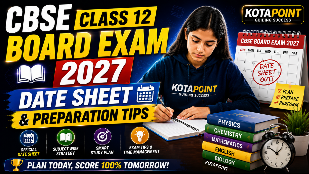 CBSE CLASS12 BOARD EXAM 2027 DATE SHEET