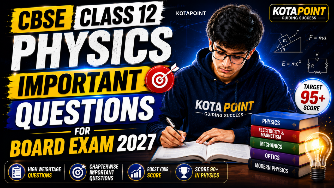 CBSE Class 12 Physics Important Questions for Board