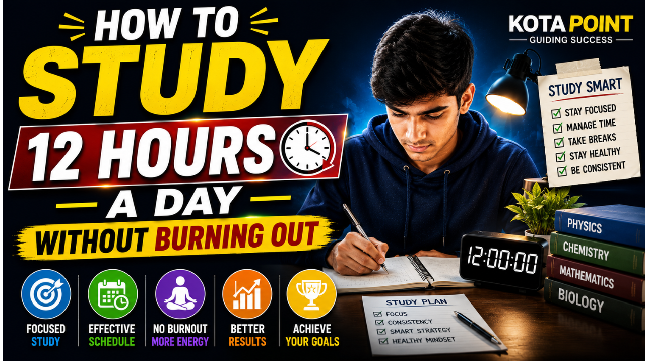 How to Study 12 Hours a Day Without Burning Out