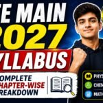 JEE MAIN 2027 SYLLABUS 2027 updated