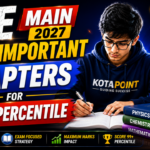 JEE Main 2027 Most Important Chapters for 99 Percentile