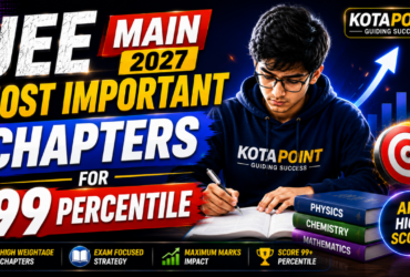 JEE Main 2027 Most Important Chapters for 99 Percentile