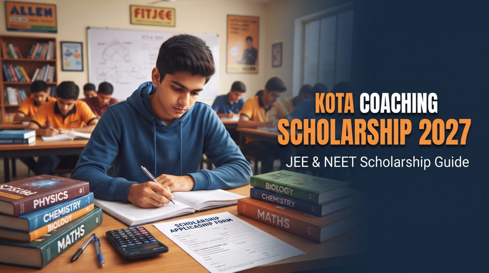 Kota Coaching Scholarship 2027: Complete Guide for JEE & NEET Students 25 KOTA COACHING SCHOLARSHIP 2027