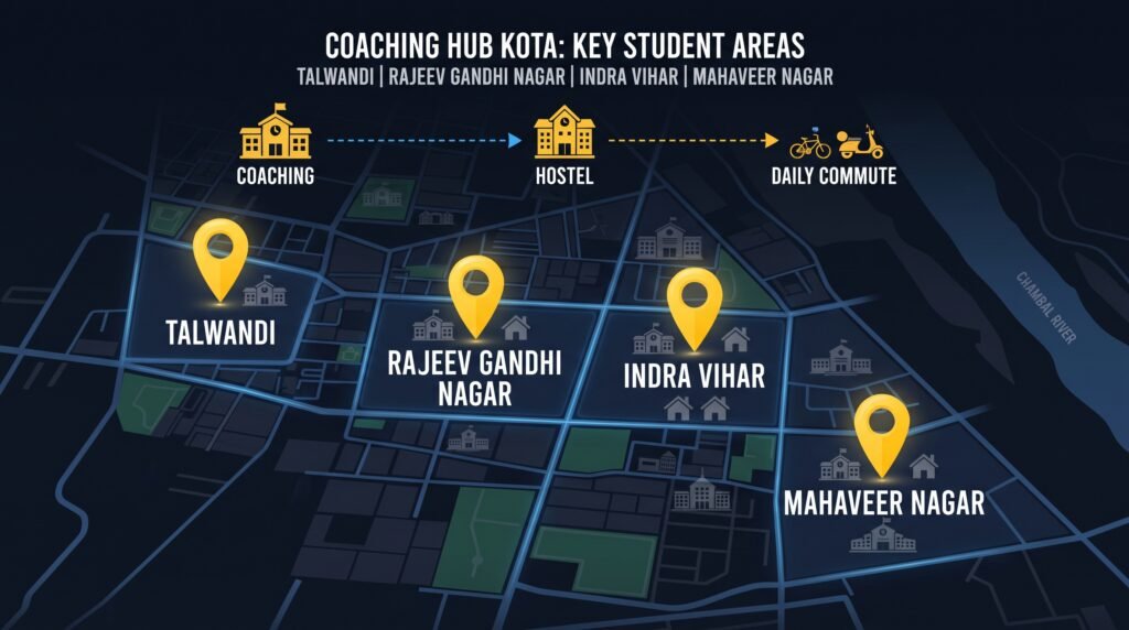Popular Student Areas in Kota